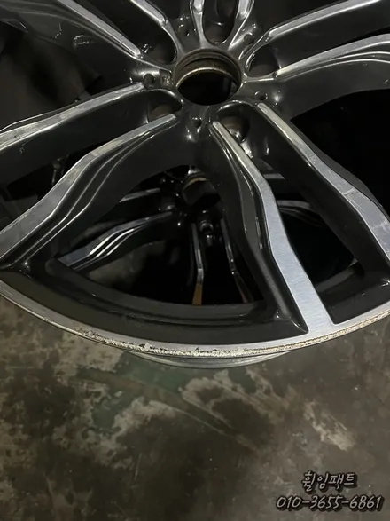 <휠임팩트> 부산휠복원, 부산휠도색, 부산휠수리 BMW x5 21인치 휠복원, 휠수리, 휠도색, 다이아몬드컷팅 / 부산 사상구 감전동