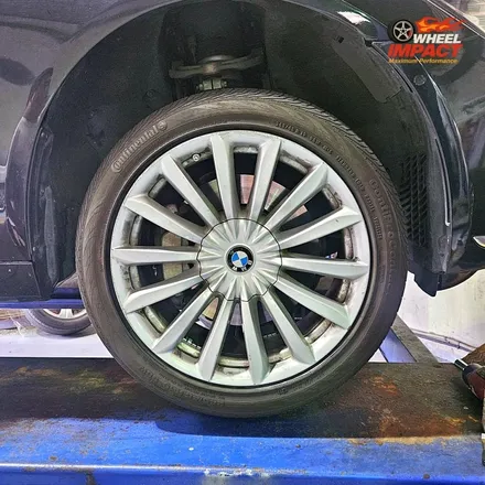 부산 휠크랙 BMW xdrive 740d 휠용접 수리 / 부산 사상구 감전동