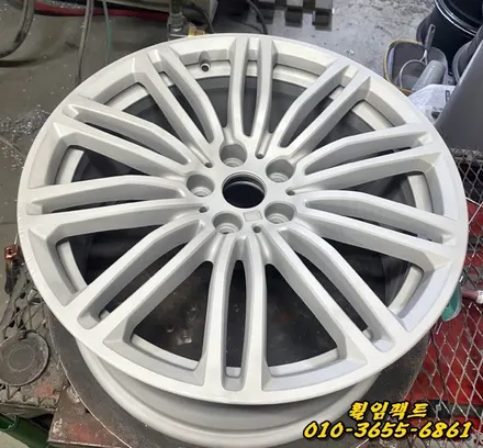 (부산휠수리/휠복원전문/휠임팩트) BMW530i 19인치 휠복원&도장작업 / 부산 사상구 감전동