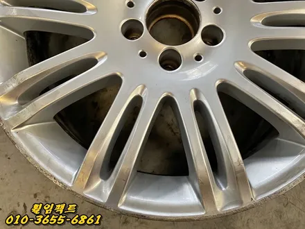 〔벤츠E350/18인치 순정휠〕벤츠e클래스 휠긁힘,주차상처,휠보레(wheelboer)장착,휠보레파손,  휠복원,휠용접,휠도색,분체도장 / 부산 사상구 감전동