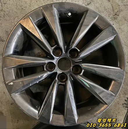 〔렉서스 LS460〕18인치 순정휠 휠긁힘,주차상처,휠기스,휠도장벗겨짐,휠복원,휠도색,\