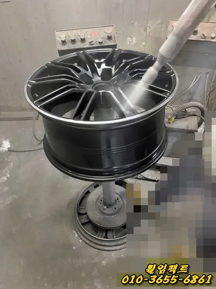 (부산휠수리/휠복원전문/휠임팩트) 포르쉐 카이엔 GTS 21인치휠 도장작업 / 부산 사상구 감전동