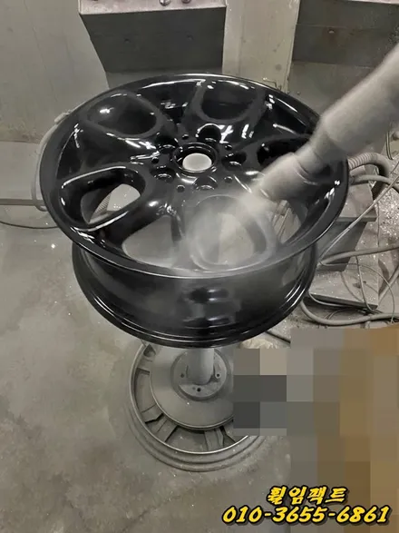 〔자동차휠도색/휠임팩트〕BMW 미니 휠기스 휠복원/휠도장/캘리퍼도장 / 부산 사상구 감전동
