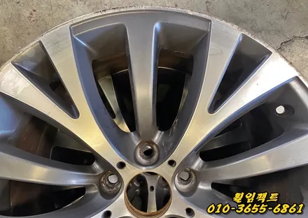 부산휠수리/휠임팩트:)BMW GT 컷팅휠/주차상처/휠긁힘/휠찍힘/휠도장벗겨짐/휠기스/휠굴절수리/휠복원/휠도색작업 / 부산 사상구 감전동