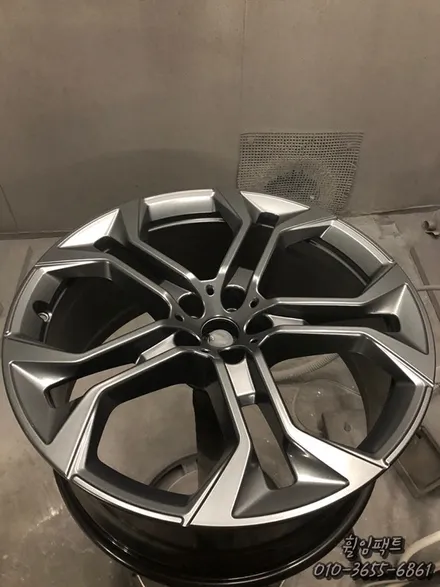 [부산휠도색] [부산휠복원] [부산휠수리] <휠임팩트> BMW x5 휠수리, 휠복원, 휠도색, 다이아몬드컷팅 / 부산 사상구 감전동