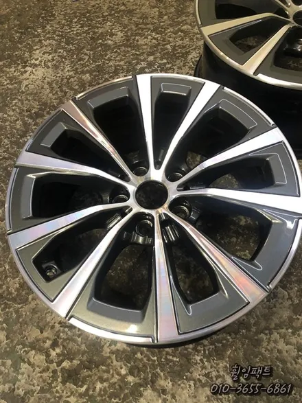 [부산휠수리] [부산휠도색] [부산휠복원] <휠임팩트> BMW 320d 17인치 휠복원,휠수리,휠도색,다이아몬드컷팅 / 부산 사상구 감전동