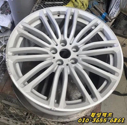 (부산휠수리/휠복원전문/휠임팩트) BMW530i 19인치 휠복원&도장작업 / 부산 사상구 감전동