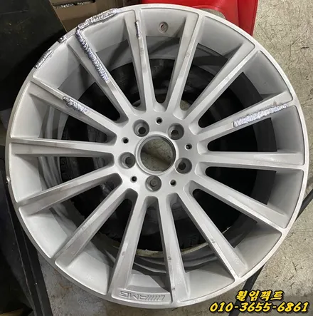 (부산휠수리/휠임팩트) 벤츠 GLS 300/AMG19인치휠/휠패임/휠긁힘/휠용접복원/다이아몬드컷팅 / 부산 사상구 감전동