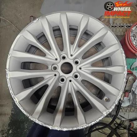 부산 휠복원 잘하는곳 BMW 520d 휠굴절 복구 노하우 공개 / 부산 사상구 감전동