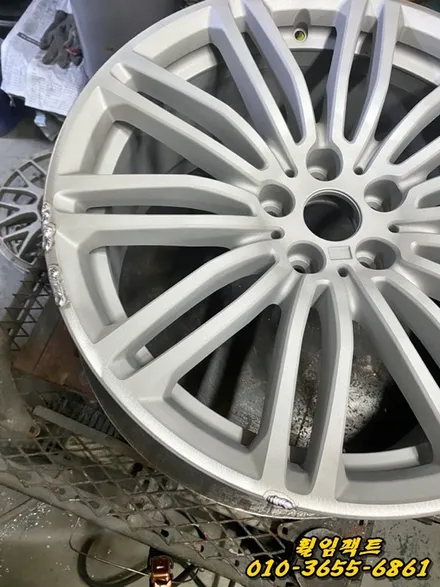 (부산휠수리/휠복원전문/휠임팩트) BMW530i 19인치 휠복원&도장작업 / 부산 사상구 감전동