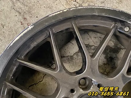 (부산휠수리/부산휠복원/휠임팩트) BBS RX 18인치 휠/굴절/도장벗겨짐/긁힘/찍힘/휠복원/휠도장작업 / 부산 사상구 감전동