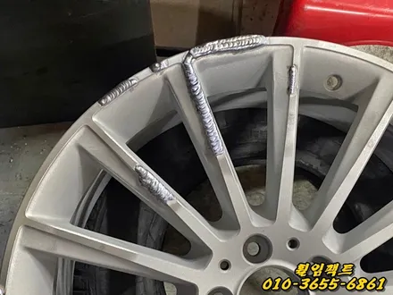 (부산휠수리/휠임팩트) 벤츠 GLS 300/AMG19인치휠/휠패임/휠긁힘/휠용접복원/다이아몬드컷팅 / 부산 사상구 감전동