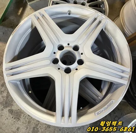 〔부산휠복원〕〔벤츠휠복원〕〔벤츠휠굴절수리〕휠임팩트/벤츠CLS63AMG 휠수리/굴절수리/도장작업 / 부산 사상구 감전동