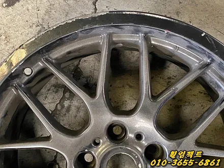 (부산휠수리/부산휠복원/휠임팩트) BBS RX 18인치 휠/굴절/도장벗겨짐/긁힘/찍힘/휠복원/휠도장작업 / 부산 사상구 감전동