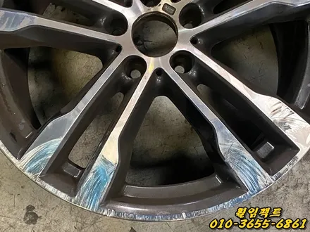 (부산휠수리/부산휠복원/휠임팩트)BMW X6 50d 20인치 컷팅휠복원,휠도장작업 / 부산 사상구 감전동