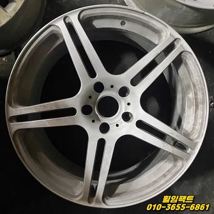〔BMW 550d〕굴절휠,휠찌그러짐,휠긁힘,휠주차상처,휠수리,휠복원,휠도색\