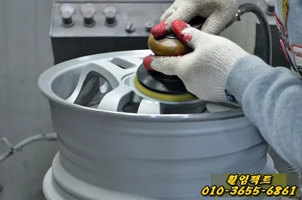 부산휠수리:) 슈퍼어드반 휠복원 작업/휠긁힘/휠도색/자동차휠수리/휠임팩트 / 부산 사상구 감전동