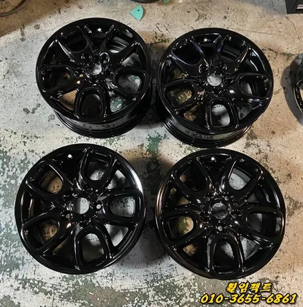 〔자동차휠도색/휠임팩트〕BMW 미니 휠기스 휠복원/휠도장/캘리퍼도장 / 부산 사상구 감전동