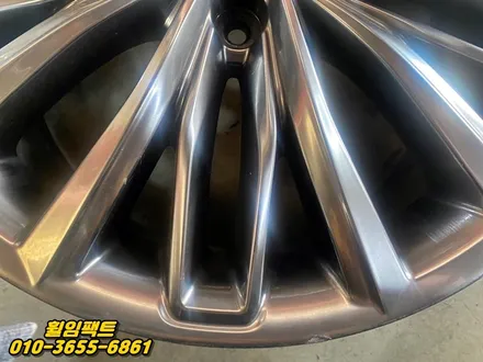 〔 그랜저 IG 순정휠 〕 휠주차상처,휠긁힘,휠찍힘,주차기스,휠기스,휠복원,휠분체도장\