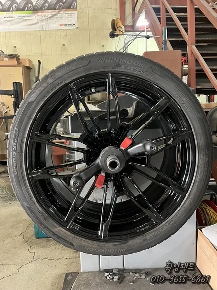 [부산휠복원] [부산휠도색] [부산휠수리] <휠임팩트>BMW m3 휠복원,휠수리,휠도색 / 부산 사상구 감전동