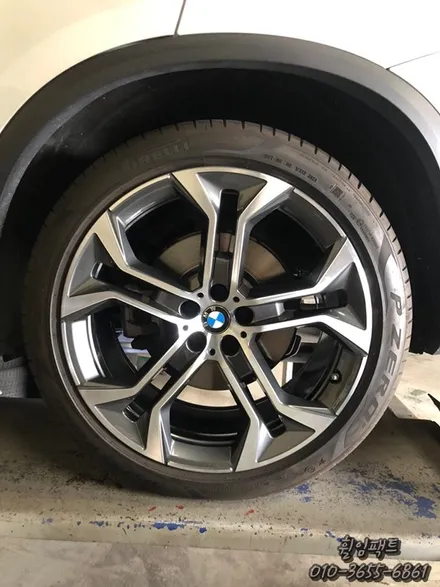 [부산휠도색] [부산휠복원] [부산휠수리] <휠임팩트> BMW x5 휠수리, 휠복원, 휠도색, 다이아몬드컷팅 / 부산 사상구 감전동