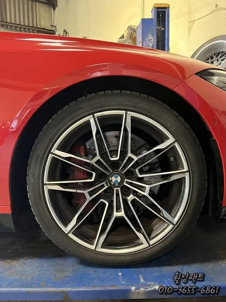 [부산휠복원] [부산휠도색] [부산휠수리] <휠임팩트>BMW m3 휠복원,휠수리,휠도색 / 부산 사상구 감전동