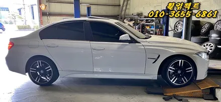 (부산휠수리/휠임팩트)BMW320i 크랙(휠깨짐),굴절수리 / 부산 사상구 감전동