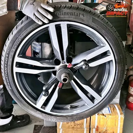 부산 휠복원 BMW7시리즈 휠크랙 수리 어떻게 할까 / 부산 사상구 감전동