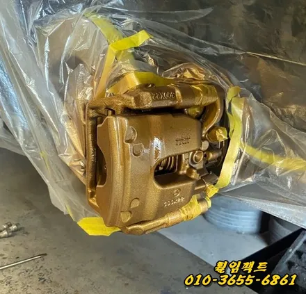 (부산휠수리/휠복원전문/휠임팩트)벤츠e300 AMG휠복원,도장,허브스페이서 장착,캘리퍼도장 작업 / 부산 사상구 감전동