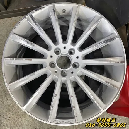 (부산휠수리/휠임팩트) 벤츠 GLS 300/AMG19인치휠/휠패임/휠긁힘/휠용접복원/다이아몬드컷팅 / 부산 사상구 감전동