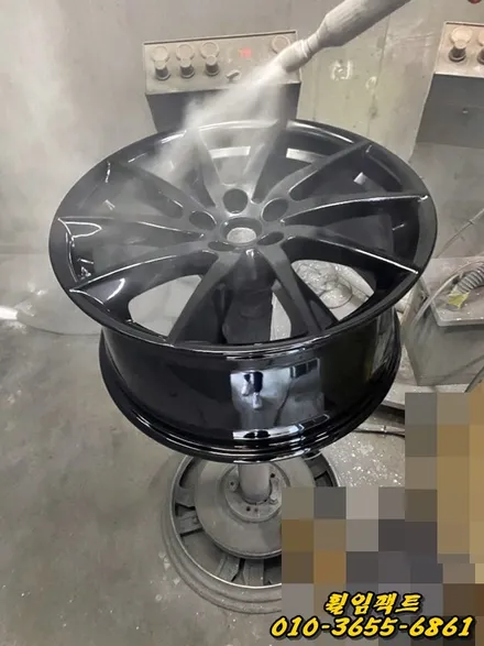 (부산휠수리/휠복원전문/휠임팩트) 재규어 f타입 컨버터블 찍힌휠복원&도장장업 / 부산 사상구 감전동