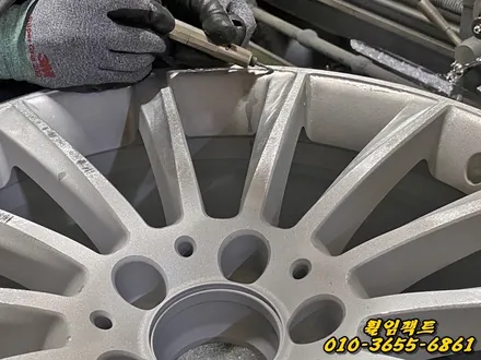 (부산휠수리/휠임팩트) 벤츠 GLS 300/AMG19인치휠/휠패임/휠긁힘/휠용접복원/다이아몬드컷팅 / 부산 사상구 감전동