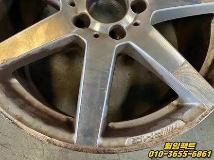 ※벤츠C200 AMG휠※휠긁힘,휠기스,주차상처,휠도장색바램,도장면부식,휠용접복원,휠분체도장\
