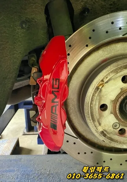 〔부산휠복원〕〔벤츠휠복원〕〔벤츠휠굴절수리〕휠임팩트/벤츠CLS63AMG 휠수리/굴절수리/도장작업 / 부산 사상구 감전동