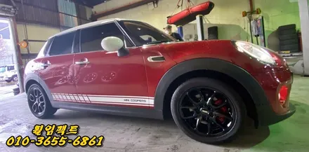 〔자동차휠도색/휠임팩트〕BMW 미니 휠기스 휠복원/휠도장/캘리퍼도장 / 부산 사상구 감전동