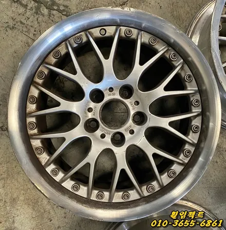 (부산휠수리/휠복원전문/휠임팩트) BMW530i BBS RS740(style42)17인치BMW순정휠 / 부산 사상구 감전동