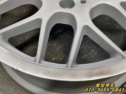 (부산휠수리/부산휠복원/휠임팩트) BBS RX 18인치 휠/굴절/도장벗겨짐/긁힘/찍힘/휠복원/휠도장작업 / 부산 사상구 감전동