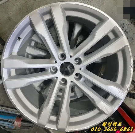 (부산휠수리/부산휠복원/휠임팩트)BMW X6 50d 20인치 컷팅휠복원,휠도장작업 / 부산 사상구 감전동