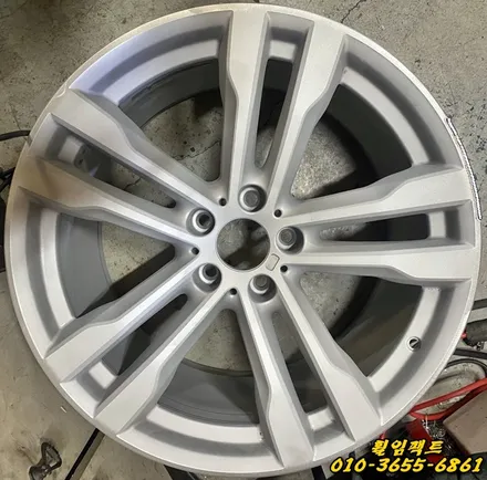 (부산휠수리/부산휠복원/휠임팩트)BMW X6 50d 20인치 컷팅휠복원,휠도장작업 / 부산 사상구 감전동