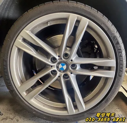 (부산휠수리/부산휠복원/휠임팩트) BMW 640d 휠찍힘/휠도장벗겨짐/휠긁힘/휠복원/휠분체도장/캘리퍼도장 / 부산 사상구 감전동