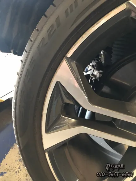 [부산휠도색] [부산휠복원] [부산휠수리] <휠임팩트> BMW x5 휠수리, 휠복원, 휠도색, 다이아몬드컷팅 / 부산 사상구 감전동