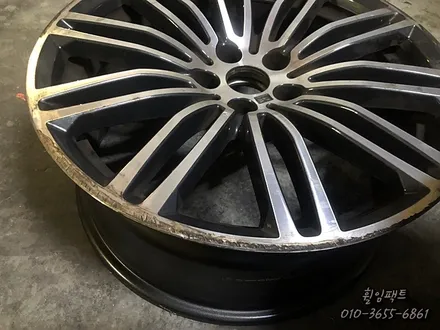 [[부산휠도색]] [[부산휠복원]] [[부산수리]] <휠임팩트> BMW 5 시리즈 19인치 휠복원, 휠수리, 휠도색, 다이아몬드컷팅 / 부산 사상구 감전동