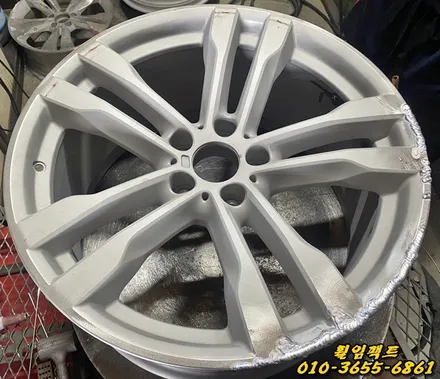 (부산휠수리/부산휠복원/휠임팩트)BMW X6 50d 20인치 컷팅휠복원,휠도장작업 / 부산 사상구 감전동