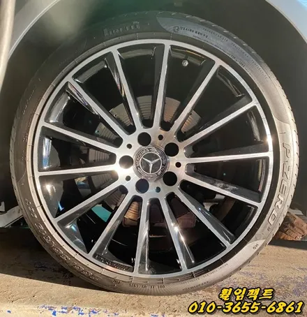 (부산휠수리/휠임팩트) 벤츠 GLS 300/AMG19인치휠/휠패임/휠긁힘/휠용접복원/다이아몬드컷팅 / 부산 사상구 감전동
