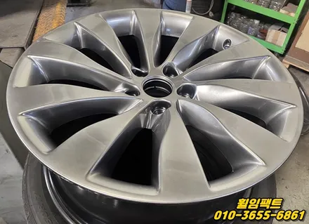 〔링컨 MK S 19인치 순정휠〕 휠주차상처,휠긁힘,휠찍힘,휠기스,휠손상,휠용접복원,휠분체도장\