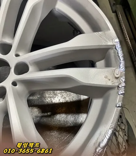 (부산휠수리/부산휠복원/휠임팩트)BMW X6 50d 20인치 컷팅휠복원,휠도장작업 / 부산 사상구 감전동