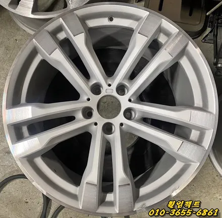 (부산휠수리/부산휠복원/휠임팩트)BMW X6 50d 20인치 컷팅휠복원,휠도장작업 / 부산 사상구 감전동