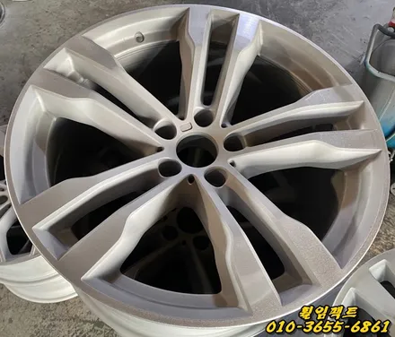 (부산휠수리/부산휠복원/휠임팩트)BMW X6 50d 20인치 컷팅휠복원,휠도장작업 / 부산 사상구 감전동