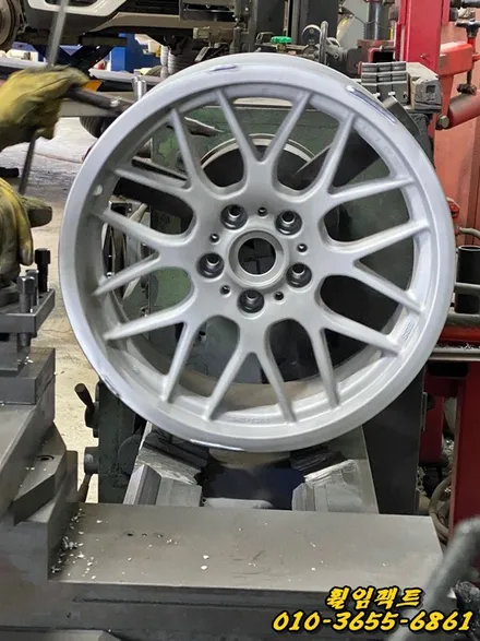 (부산휠수리/부산휠복원/휠임팩트) BBS RX 18인치 휠/굴절/도장벗겨짐/긁힘/찍힘/휠복원/휠도장작업 / 부산 사상구 감전동