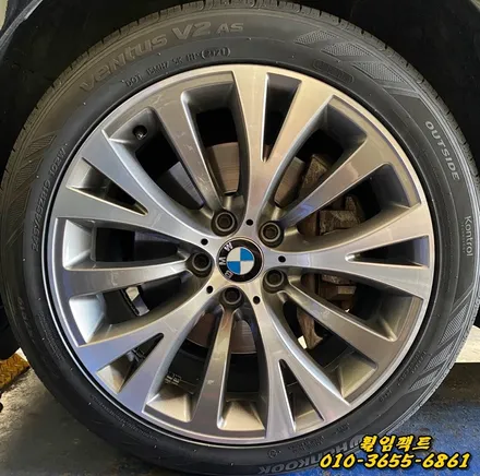 부산휠수리/휠임팩트:)BMW GT 컷팅휠/주차상처/휠긁힘/휠찍힘/휠도장벗겨짐/휠기스/휠굴절수리/휠복원/휠도색작업 / 부산 사상구 감전동